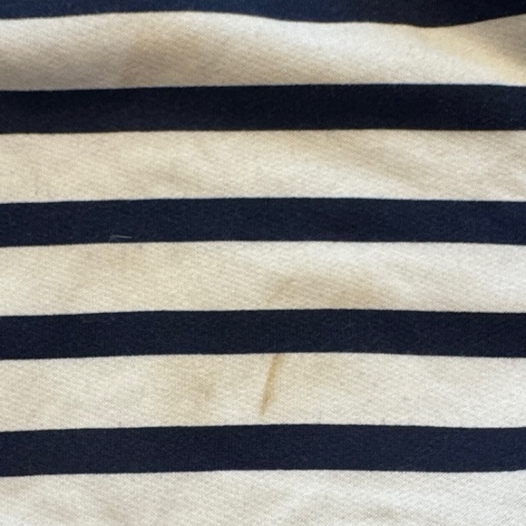 Crewcuts Striped Navy and Pink sweatshirt dress wilth Tulle - Picture 7 of 7